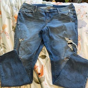 Torrid Ripped Skinny Jeans